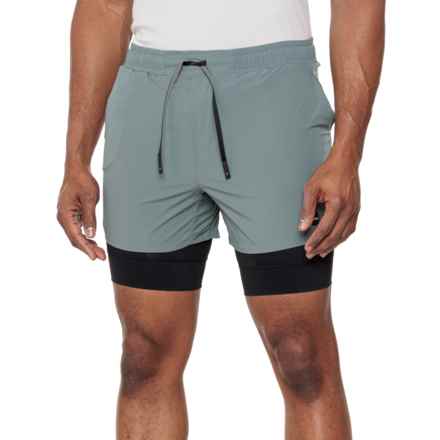 VASSA HIIT Shorts - Built-In Liner in Sage