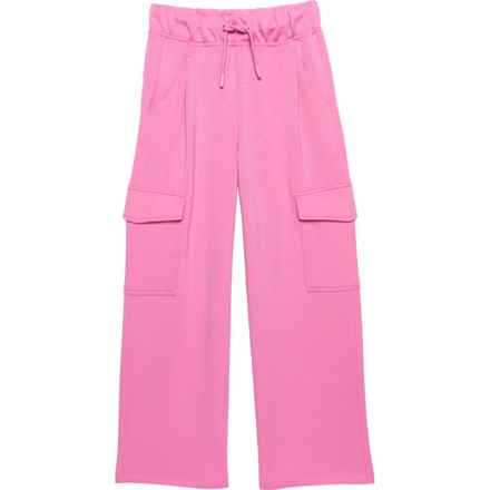 Velocity Big Girls Embark Wide Leg Cargo Pants in Moonlite Mauve