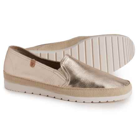 Verbenas Made in Spain Nuria Espadrilles - Leather (For Women) in Oro
