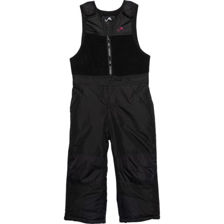 Vertical 9 Big Girls Ski Bib Pants - Insulated in Black