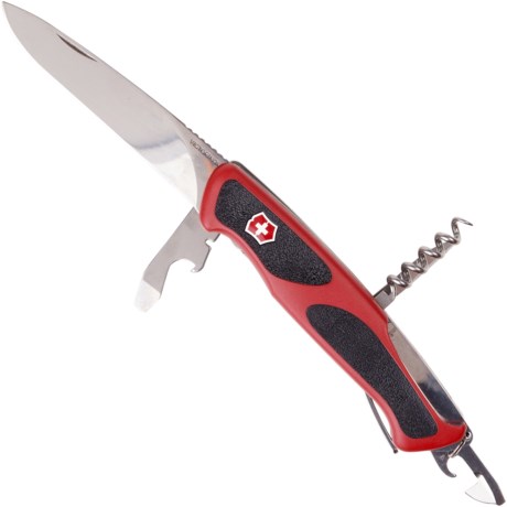 Victorinox Ranger 74 Grip Multi-Tool Pocket Knife in Red/Black