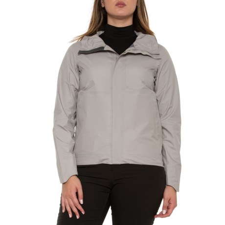 VIEV Short Gore-Tex® Hooded Jacket - Waterproof in Norrin Silver