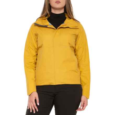 VIEV Short Gore-Tex® Hooded Jacket - Waterproof in Odissi Yellow