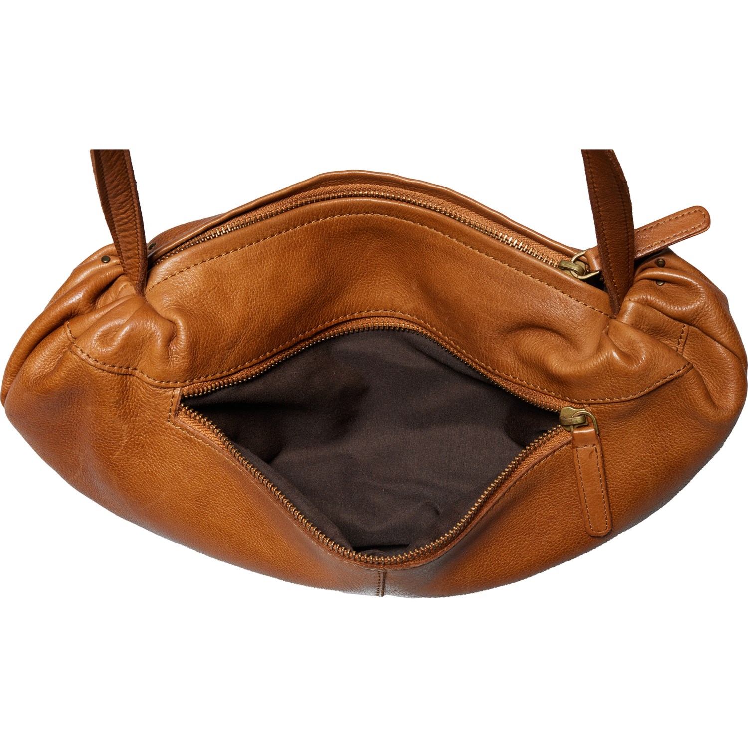 (取寄) イースト ウェスト スタデッド クロスボディ バッグ - レザー Vilenka East West Studded Crossbody Bag - Leather  Tan Vilenka East West Studded Crossbody Bag - Leather - Save 67%