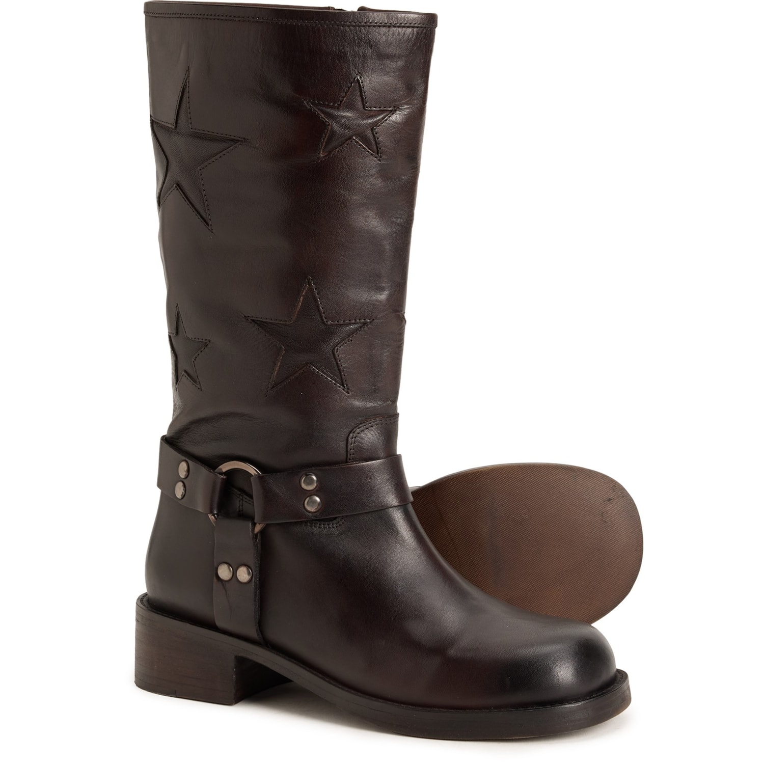 Vintage Foundry Co. Mathilde Star Tall Boots - Leather (For Women)