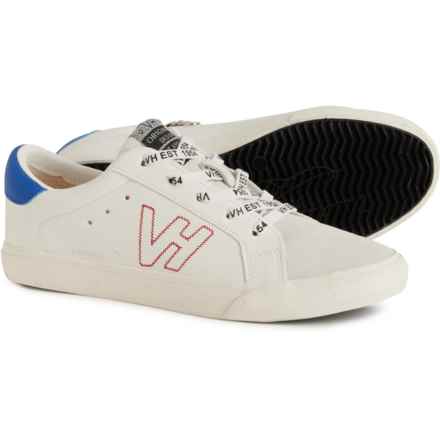 VINTAGE HAVANA Big Girls Vita Sneakers - Leather in White/Grey/Cobalt