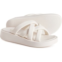 VINTAGE HAVANA Day Dream One Band Wedge Sandals - Leather (For Women) in White