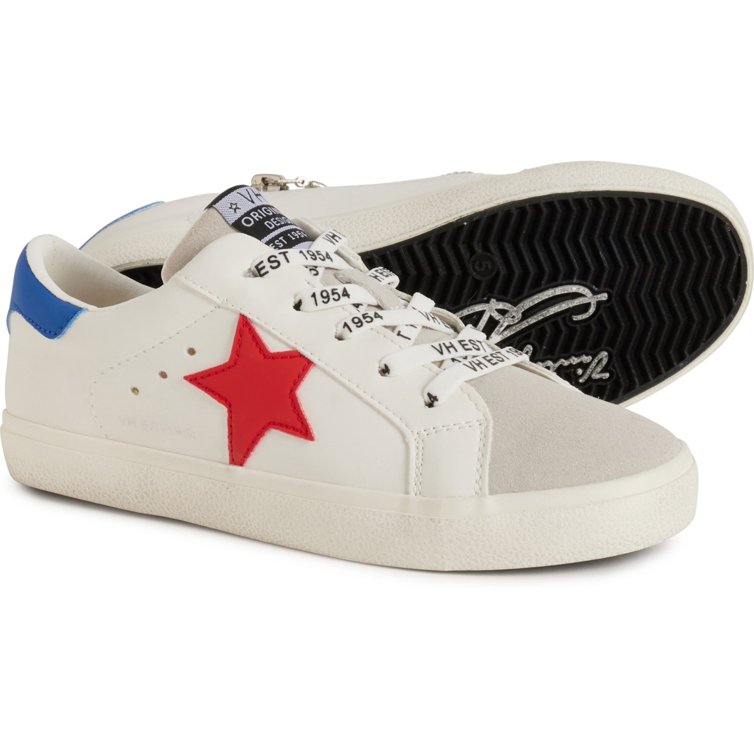 UNA VALERIE / ウナヴァレリェ Vintage Havana Girls' Valery Rhinestone Star Sneakers (Youth