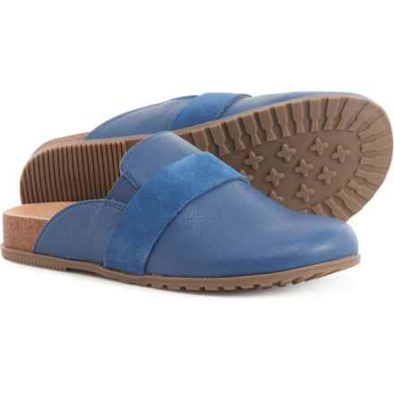Vionic Ambrosia Mule Shoes - Leather (For Women) in Dark Blue