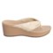 641CT_4 Vionic Arabella Wedge Thong Sandals (For Women)