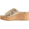 10FC3_4 Vionic Dawn Wedge Slide Sandals - Leather (For Women)