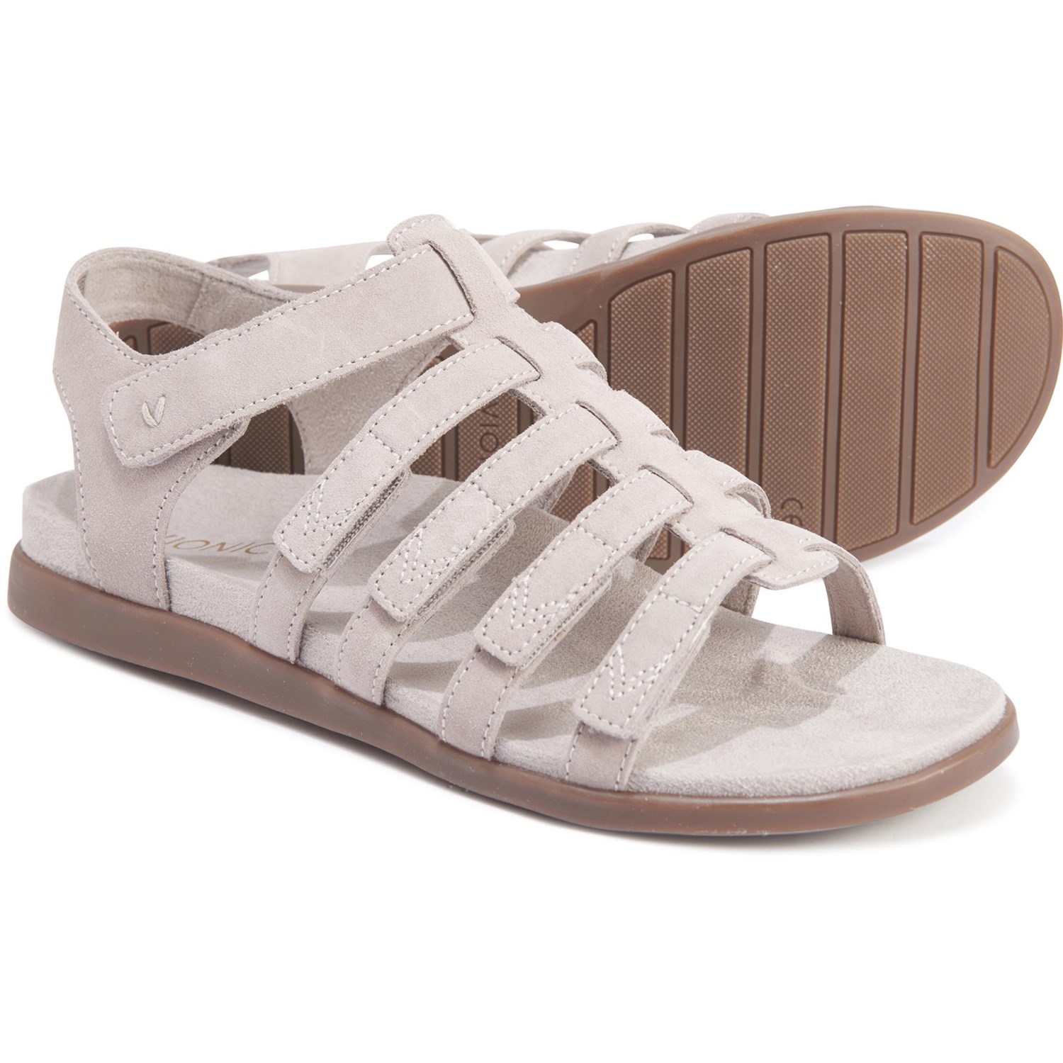 vionic gray sandals