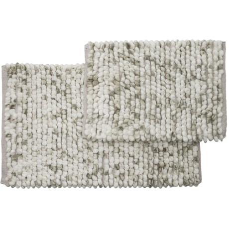 Vista Home Fashions Adelaide E Dyed Microfiber Bath Rug Set Vista Home Fashions Adelaide E Dyed Microfiber Bath Rug Set 21x34 17x24