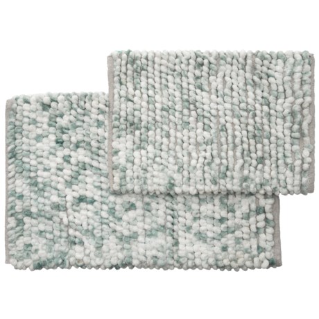 Vista Home Fashions Adelaide E Dyed Microfiber Bath Rug Set Vista Home Fashions Adelaide E Dyed Microfiber Bath Rug Set 21x34 17x24