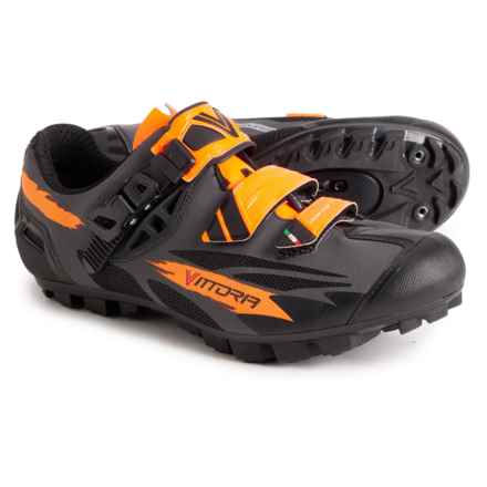 Vittoria Made in Italy Captor CRS MTB Shoes - SPD (For Men and Women) in Black/Orange