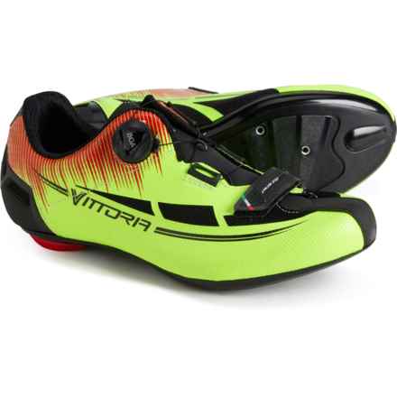 Vittoria Made in Italy Fusion 2 Road Cycling Shoes - 3 Hole (Men and Women) in Fluro