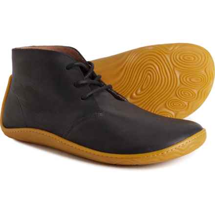 VivoBarefoot Addis Desert Chukka Boot - Leather (For Men) in Black