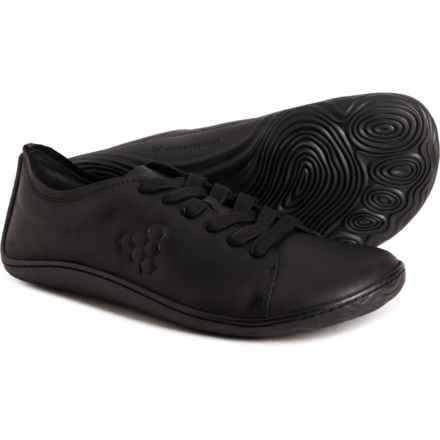 VivoBarefoot Addis Training Shoes - Leather (For Men) in Triple Black