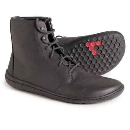 VivoBarefoot Gobi HI IV Boots - Leather (For Women) in Obsidian