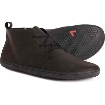 VivoBarefoot Gobi II Shoes - Leather (For Men) in Black/Hide - Closeouts