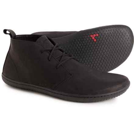 VivoBarefoot Gobi II Shoes - Leather (For Men) in Obsidian