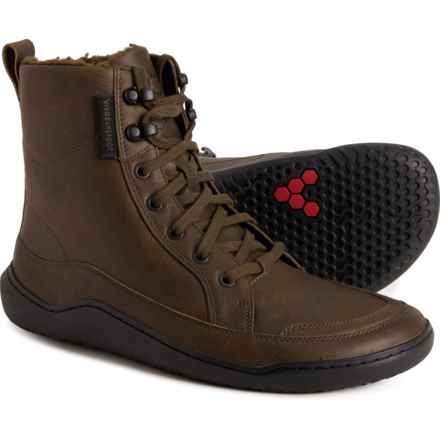 VivoBarefoot Gobi Winterized Boots - Leather (For Women) in Olive
