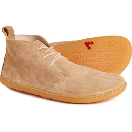 VivoBarefoot Made in Portugal Gobi III Chukka Boots - Suede (For Men) in Honey Suede