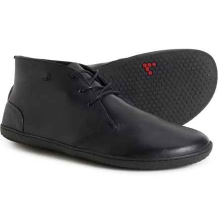 VivoBarefoot Made in Portugal Gobi Lux Boots - Leather (For Men) in Obsidian