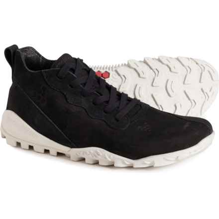 VivoBarefoot Made in Portugal Novus Mid Training Shoes - Leather (For Men) in Obsidian
