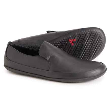 VivoBarefoot Made in Portugal Opanka II Shoes - Leather, Slip-Ons (For Women) in Obsidian