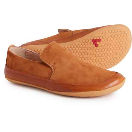 VivoBarefoot Made in Portugal Opanka II Shoes - Leather, Slip-Ons (For Women) in Tan Suede