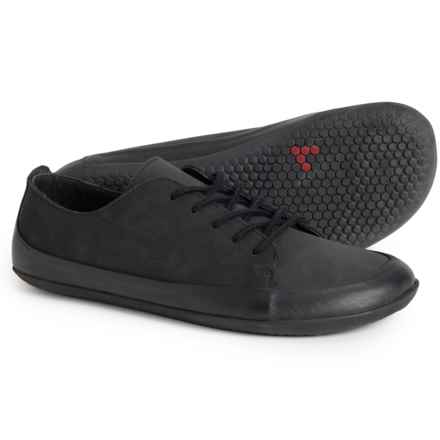 VivoBarefoot Made in Portugal Opanka Sneakers - Leather (For Women) in Obsidian