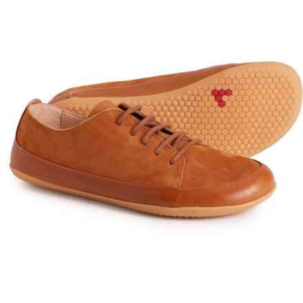 VivoBarefoot Made in Portugal Opanka Sneakers - Leather (For Women) in Tan Suede