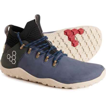 VivoBarefoot Magna FG Hiking Boots - Leather (For Men) in Dress Blue