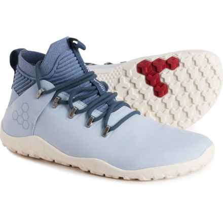 VivoBarefoot Magna FG Hiking Boots - Leather (For Men) in Haze Blue