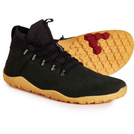 VivoBarefoot Magna FG Hiking Boots - Leather (For Men) in Obsidian/Gum