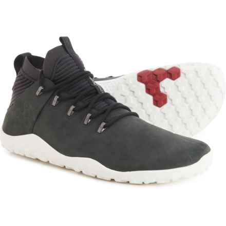 VivoBarefoot Magna FG Hiking Boots - Leather (For Men) in Obsidian/White