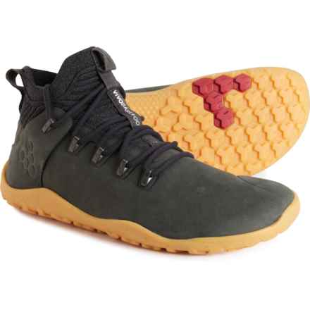 VivoBarefoot Magna FG Hiking Boots - Leather (For Men) in Obsidian