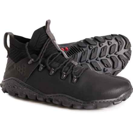VivoBarefoot Magna Forest ESC Hiking Boots - Leather (For Men) in Obsidian