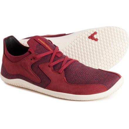 VivoBarefoot Primus Asana II Sneakers (For Men) in Burgundy