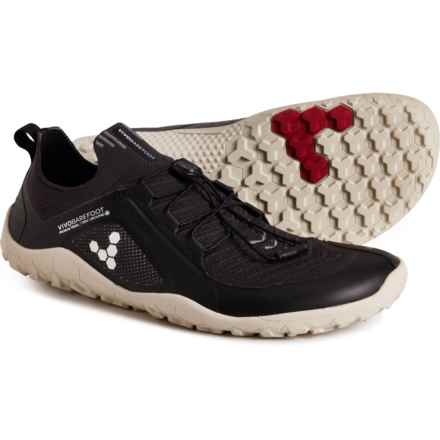 VivoBarefoot Primus Knit FG Trail Running Shoes (For Men) in Obsidian/Limestone
