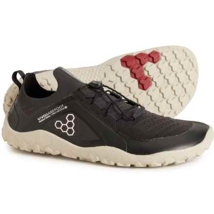 VivoBarefoot Primus Trail Knit FG Trail Running Shoes (For Men) in Obsidian/Sandstone