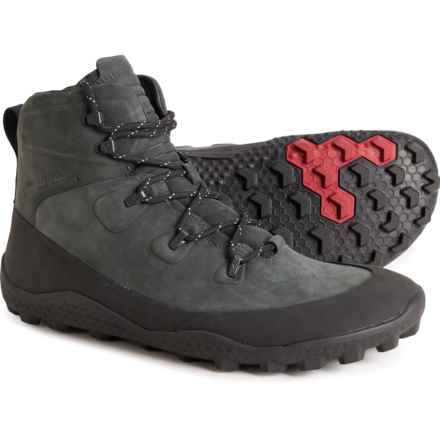 VivoBarefoot Tracker All Weather SG Boots - Waterproof, Leather (For Men) in Obsidian