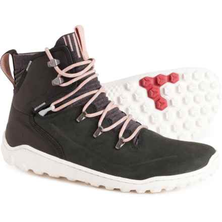 VivoBarefoot Tracker Decon FG2 L Hiking Boots - Leather (For Women) in Obsidian/Misty Rose