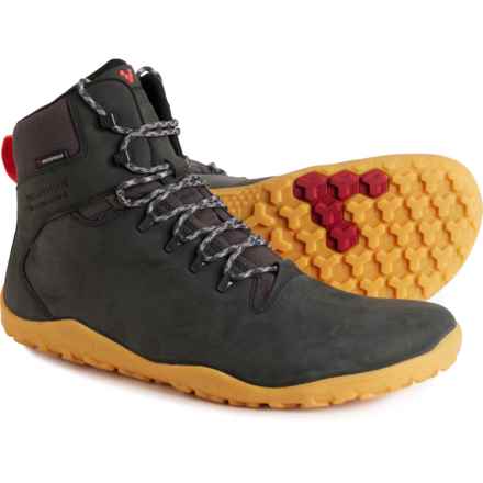 VivoBarefoot Tracker II FG Hiking Boots - Waterproof, Leather (For Men) in Obsidian