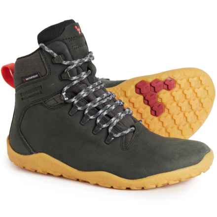 VivoBarefoot Tracker II FG Hiking Boots - Waterproof, Leather (For Women) in Obsidian