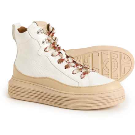 VOILE BLANCHE Brig Boots - Leather (For Women) in Leather Dove White