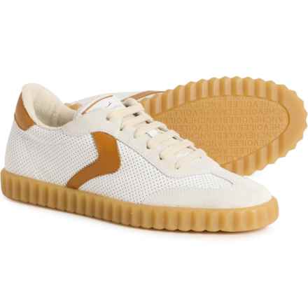 VOILE BLANCHE Ines Mesh Sneakers - Leather (For Women) in For. White Brown