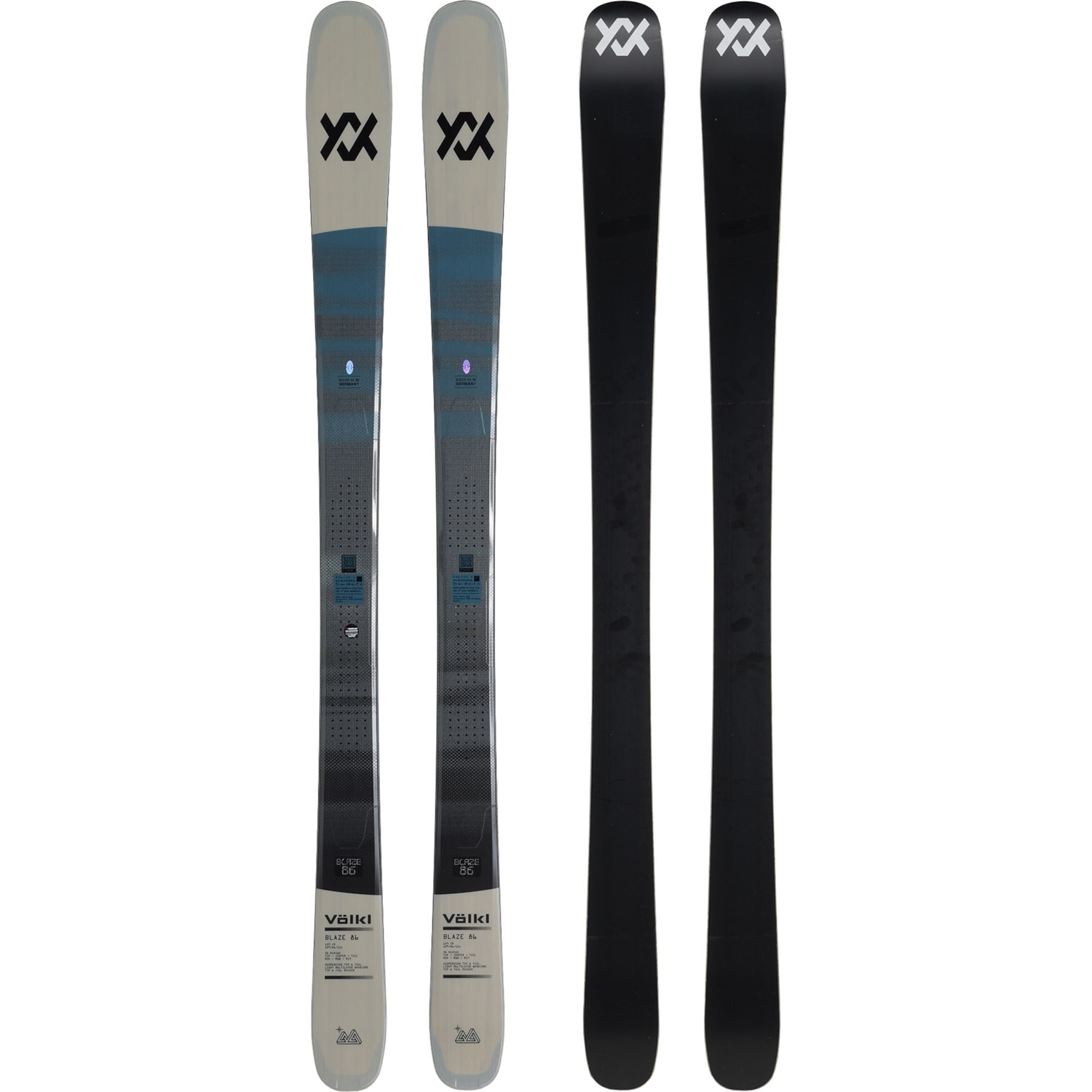 Volkl Blaze 86 Flat Alpine Skis - Save 56%