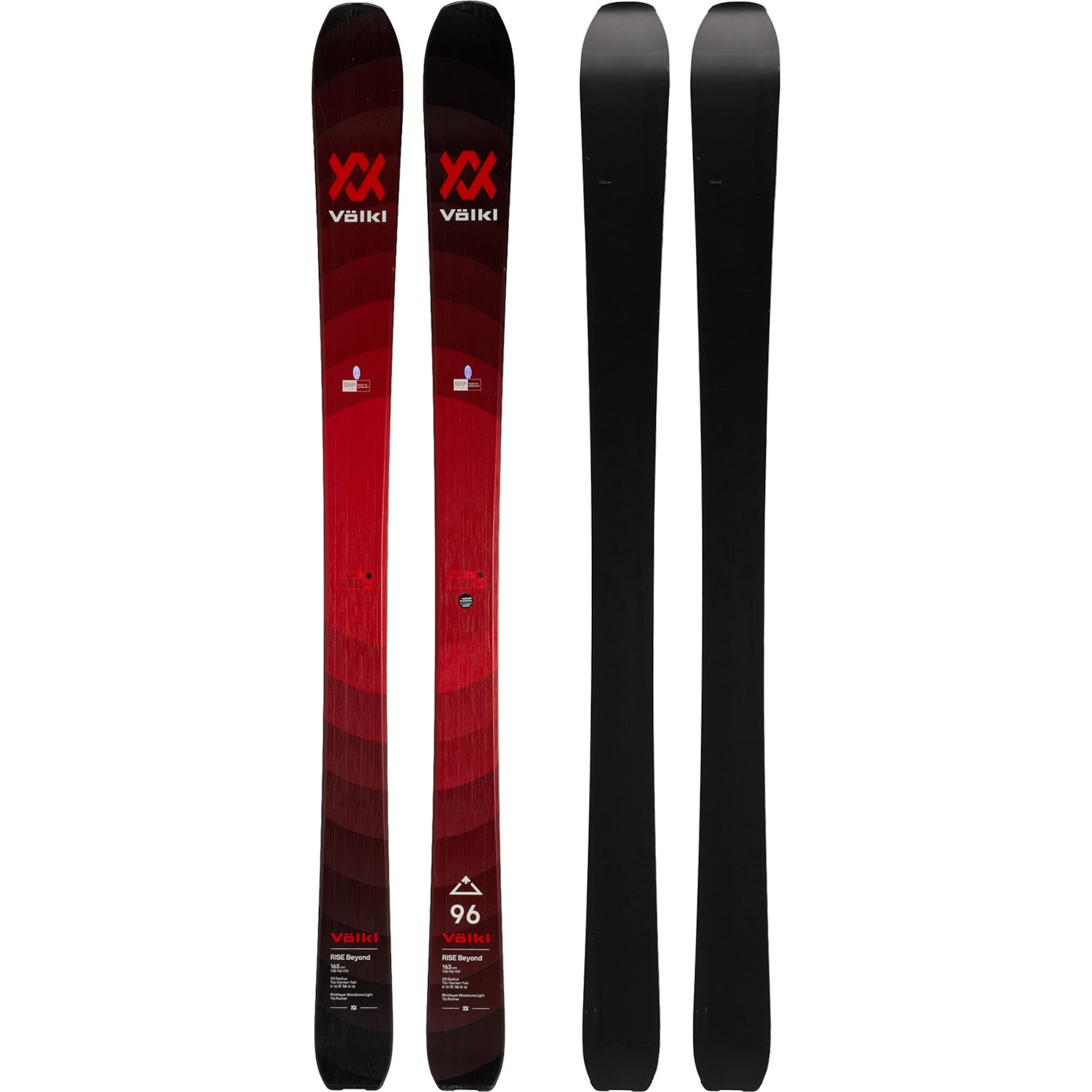 Volkl Rise Beyond 96 Flat Touring Skis - Save 52%
